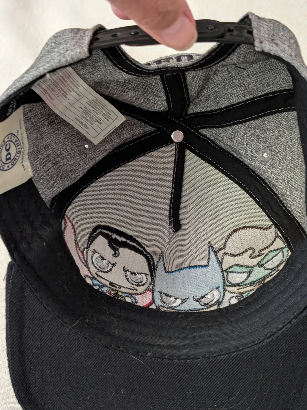 Bioworld Merch DC Comics Originals Heroes Snapback Hat Batman Superman GL